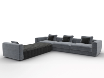 CAPETOWN - Corner fabric sofa by CTS SALOTTI - view 3